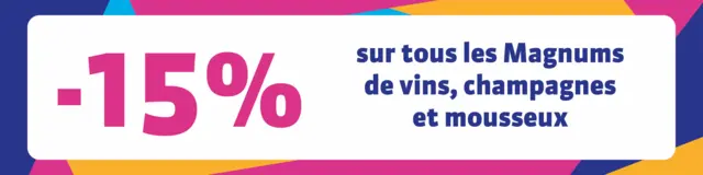 Halle aux Boissons - Offre Magnums 15%